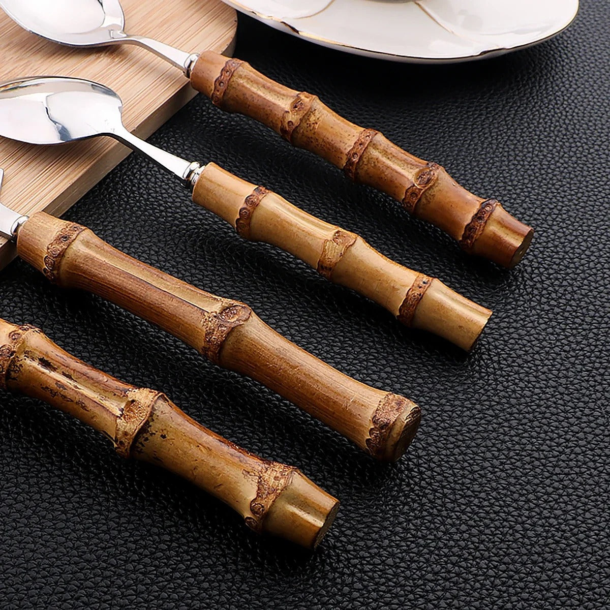 The Bamboo Boho Table Set - 16 Pieces